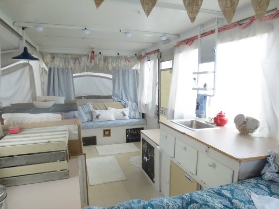 Pop Up Camper Redecorate
