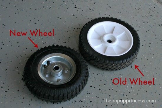 Replacing the Wheels on a Gray Water Tote
