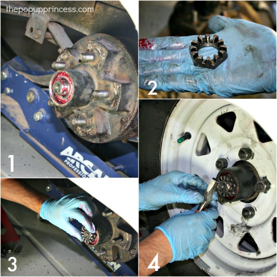 How to Grease and Repack Pop Up Trailer Bearings