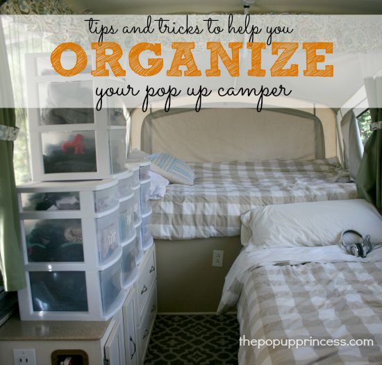 Organizing Your Pop Up Camper
