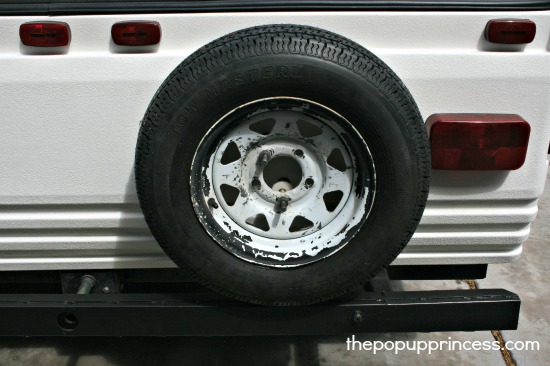 Camper Spare Tire Cover