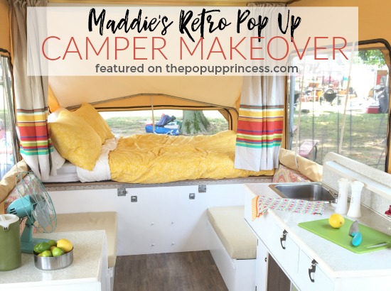 Skalk Pine kartoffel Maddie's Retro Pop Up Camper Makeover - The Pop Up Princess