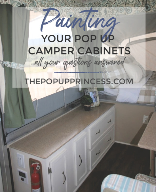 Painting Pop Up Camper Cabinets
